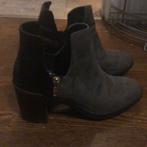 Zara open side zipper heels